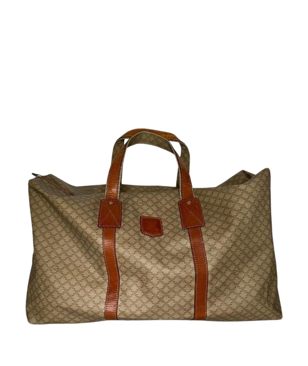 CELINE Бежевая дорожная/спортивная сумка, фото 1