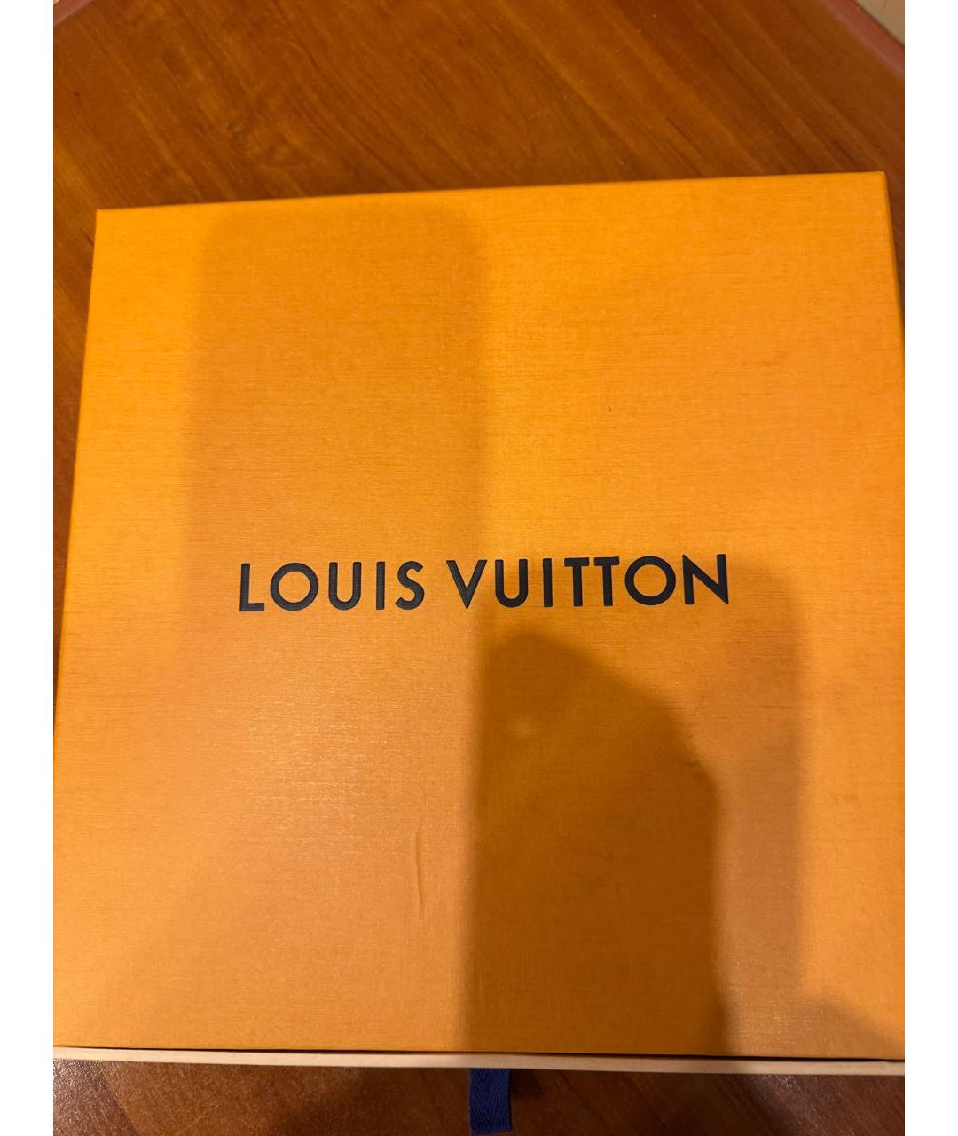 LOUIS VUITTON Розовый шелковый платок, фото 4
