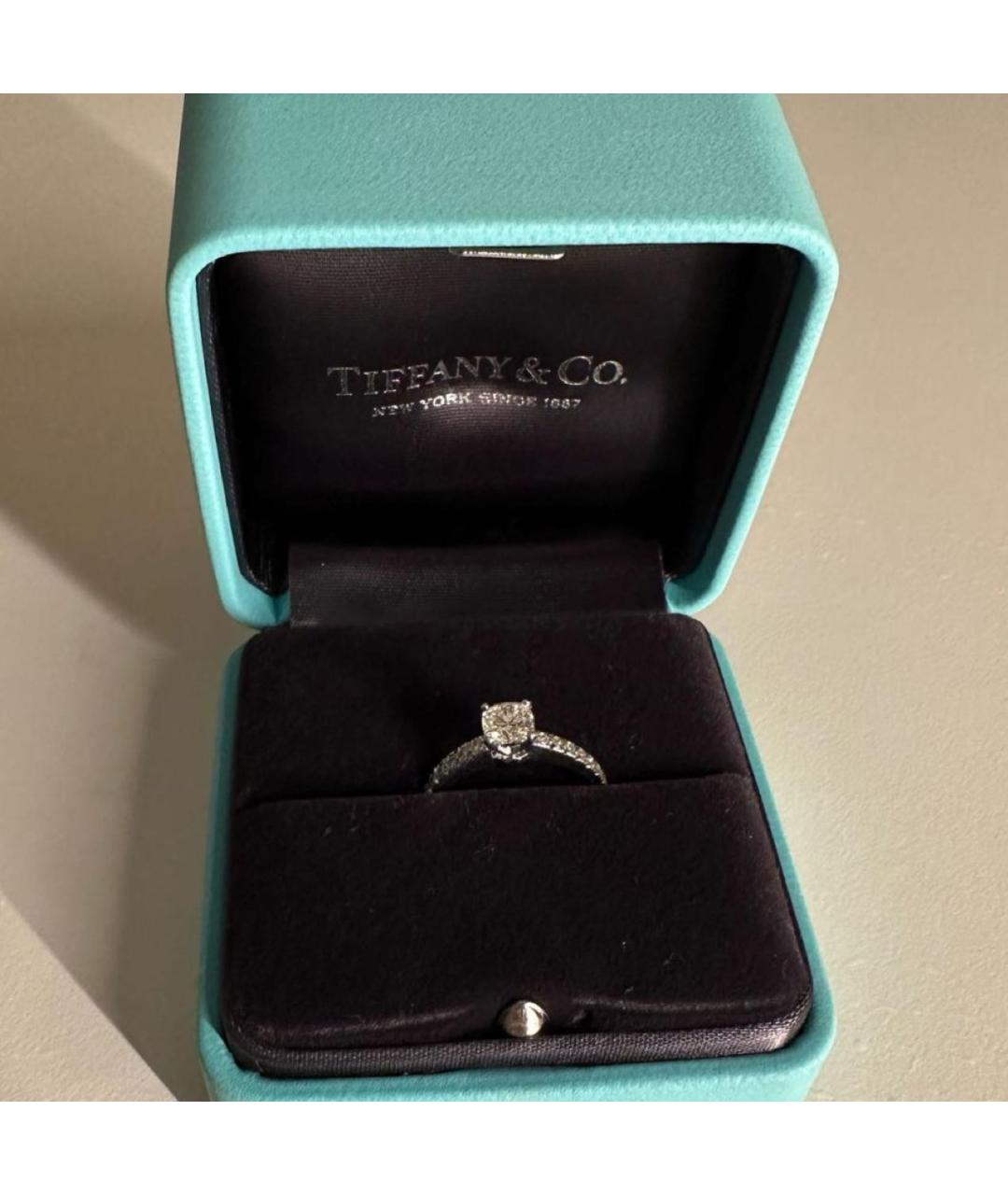 TIFFANY&CO Серебряное платиновое кольцо, фото 2