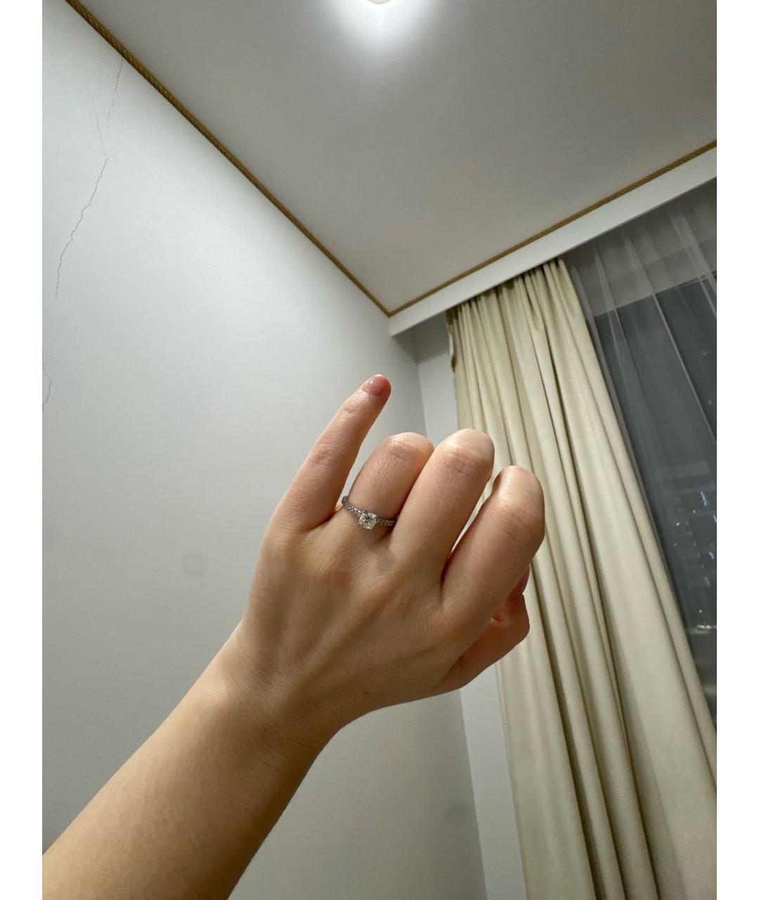 TIFFANY&CO Серебряное платиновое кольцо, фото 4