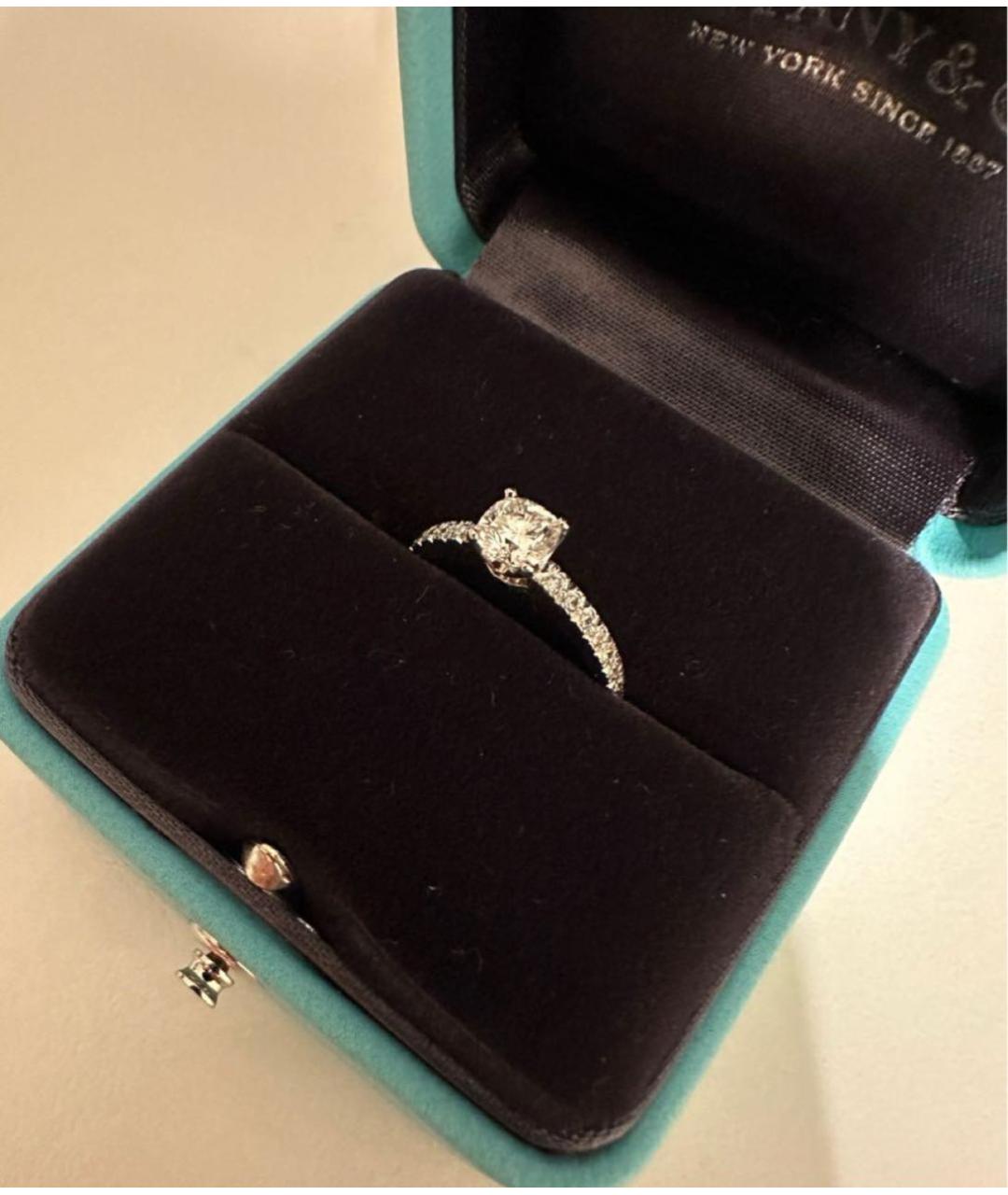 TIFFANY&CO Серебряное платиновое кольцо, фото 5