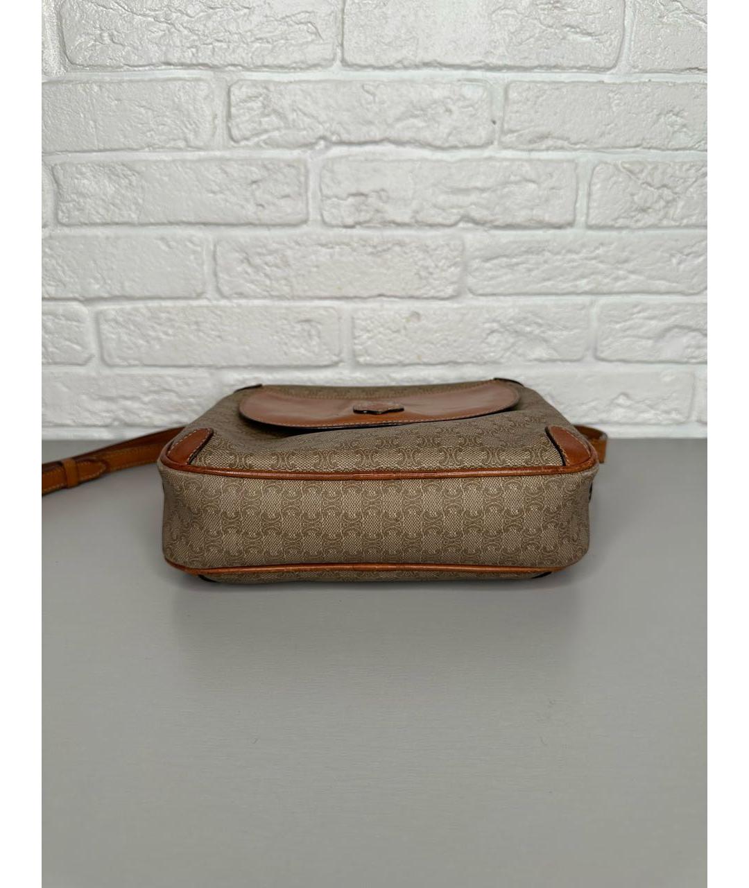 CELINE Бежевая сумка на плечо, фото 3