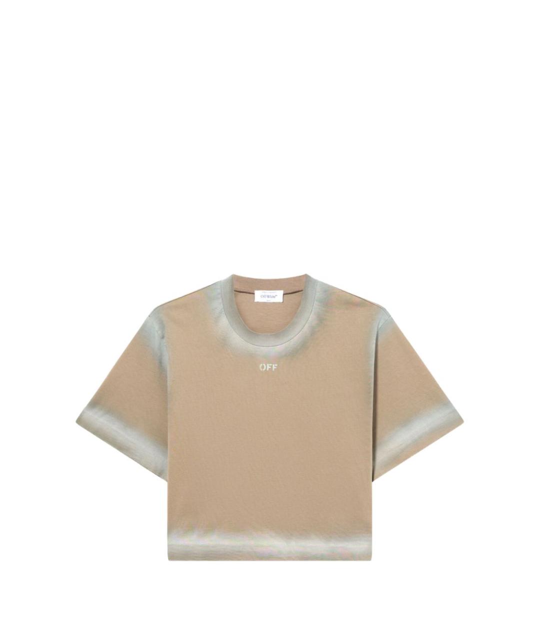 OFF-WHITE Хлопковая футболка, фото 1