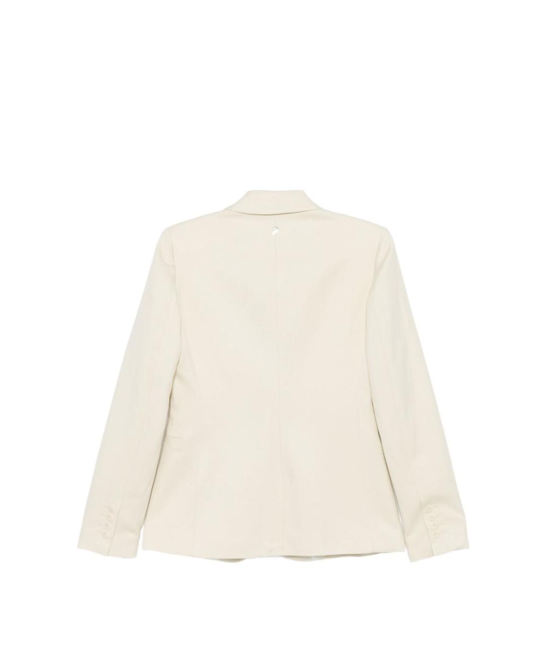 DONDUP Бежевый вискозный жакет/пиджак, фото 2