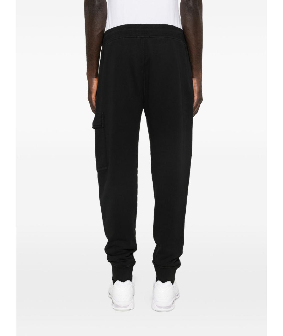 CP COMPANY Черные хлопковые повседневные брюки, фото 4