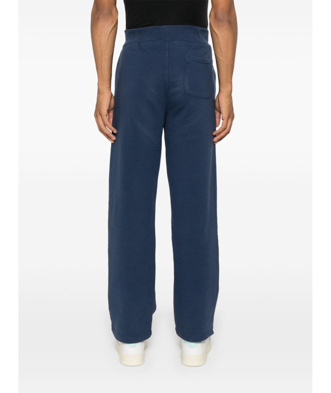 POLO RALPH LAUREN Синие хлопковые повседневные брюки, фото 3