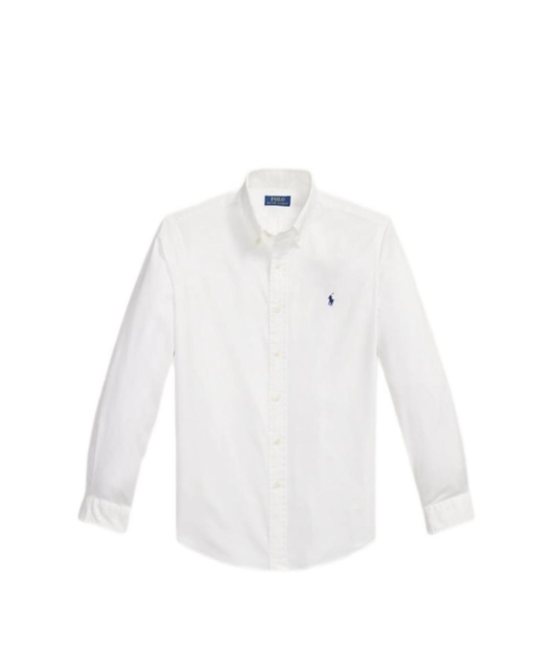 POLO RALPH LAUREN Белая хлопковая классическая рубашка, фото 1