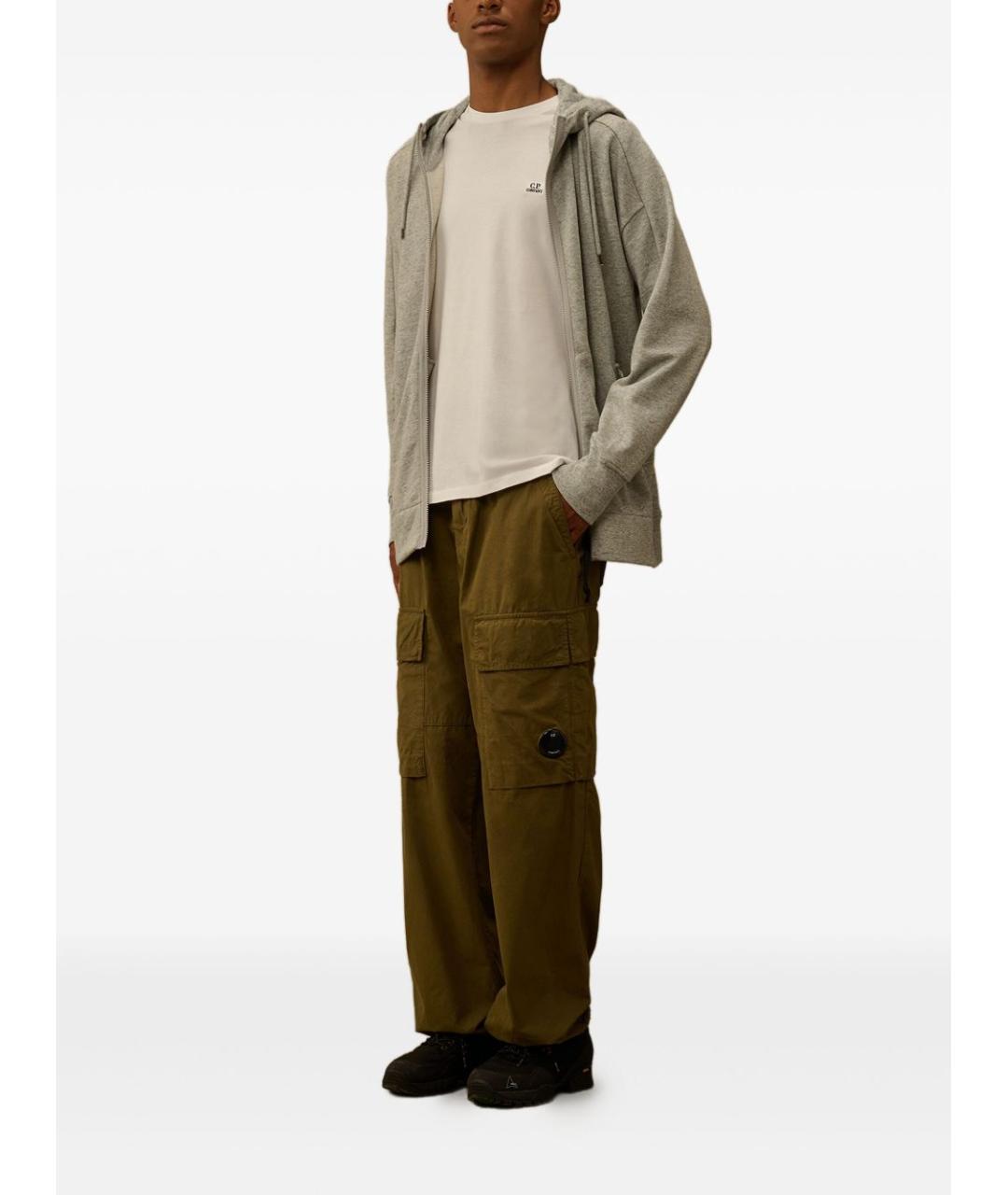 CP COMPANY Белая хлопковая футболка, фото 2