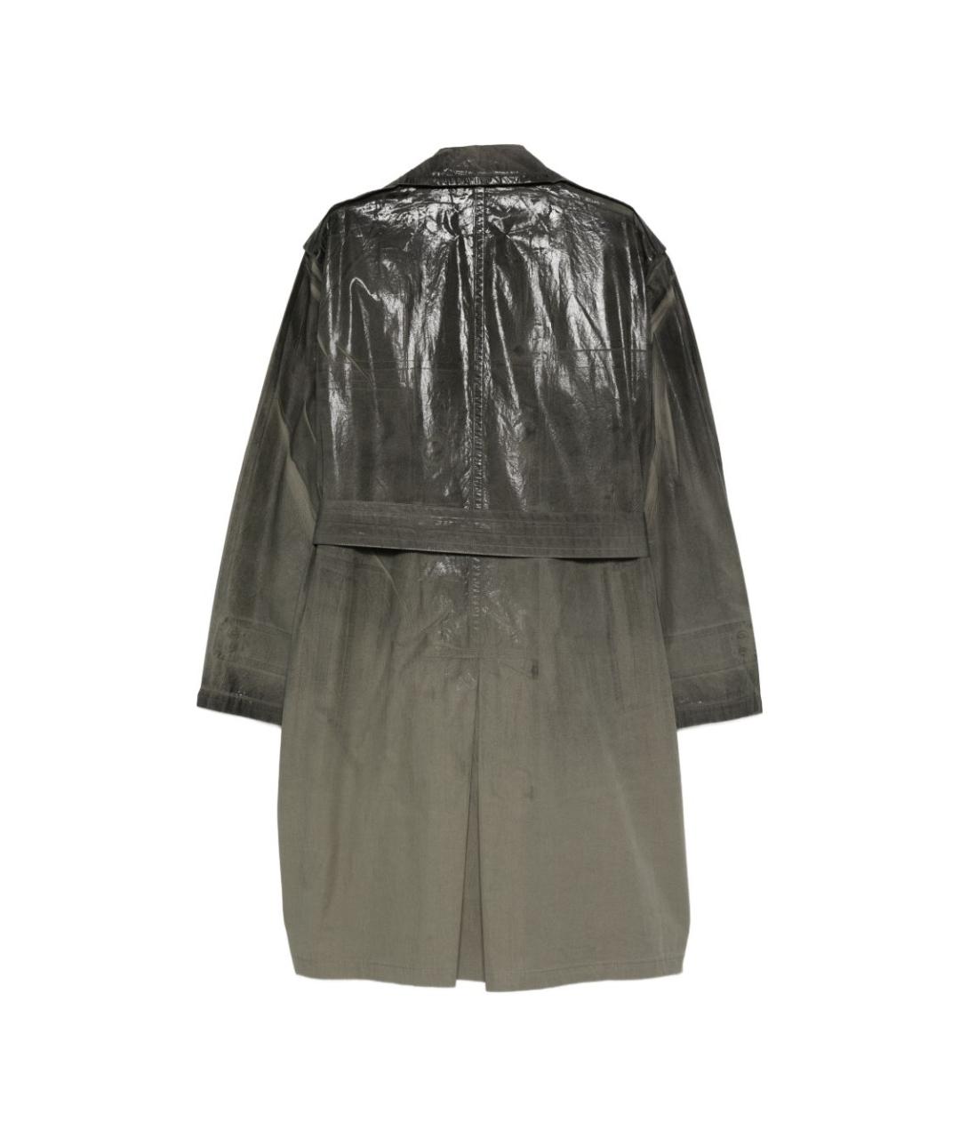 MAISON MARGIELA Зеленый тренч/плащ, фото 3