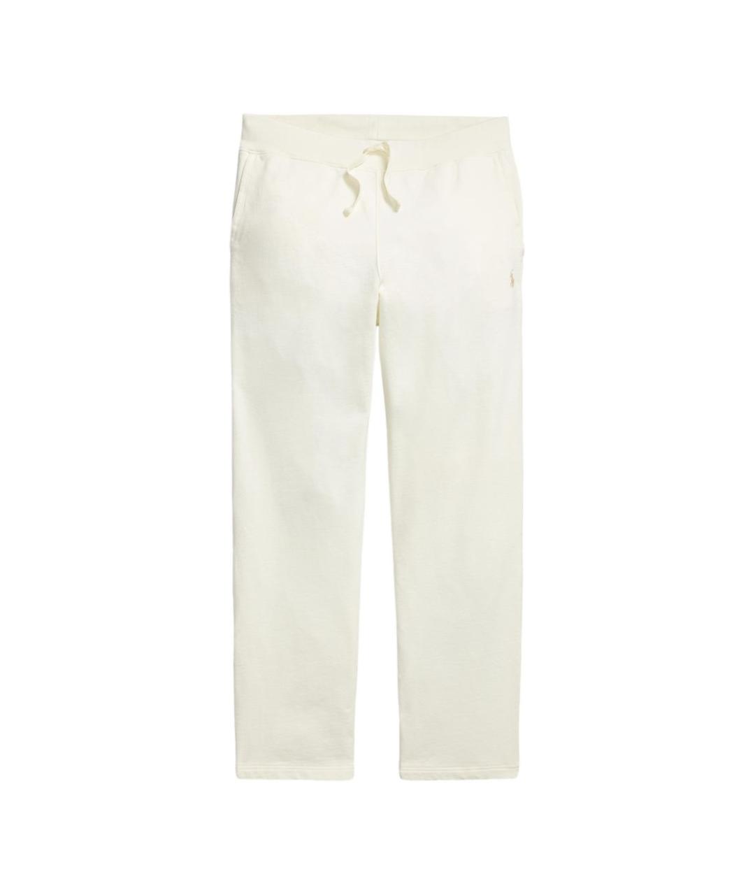 POLO RALPH LAUREN Бежевые хлопковые повседневные брюки, фото 1