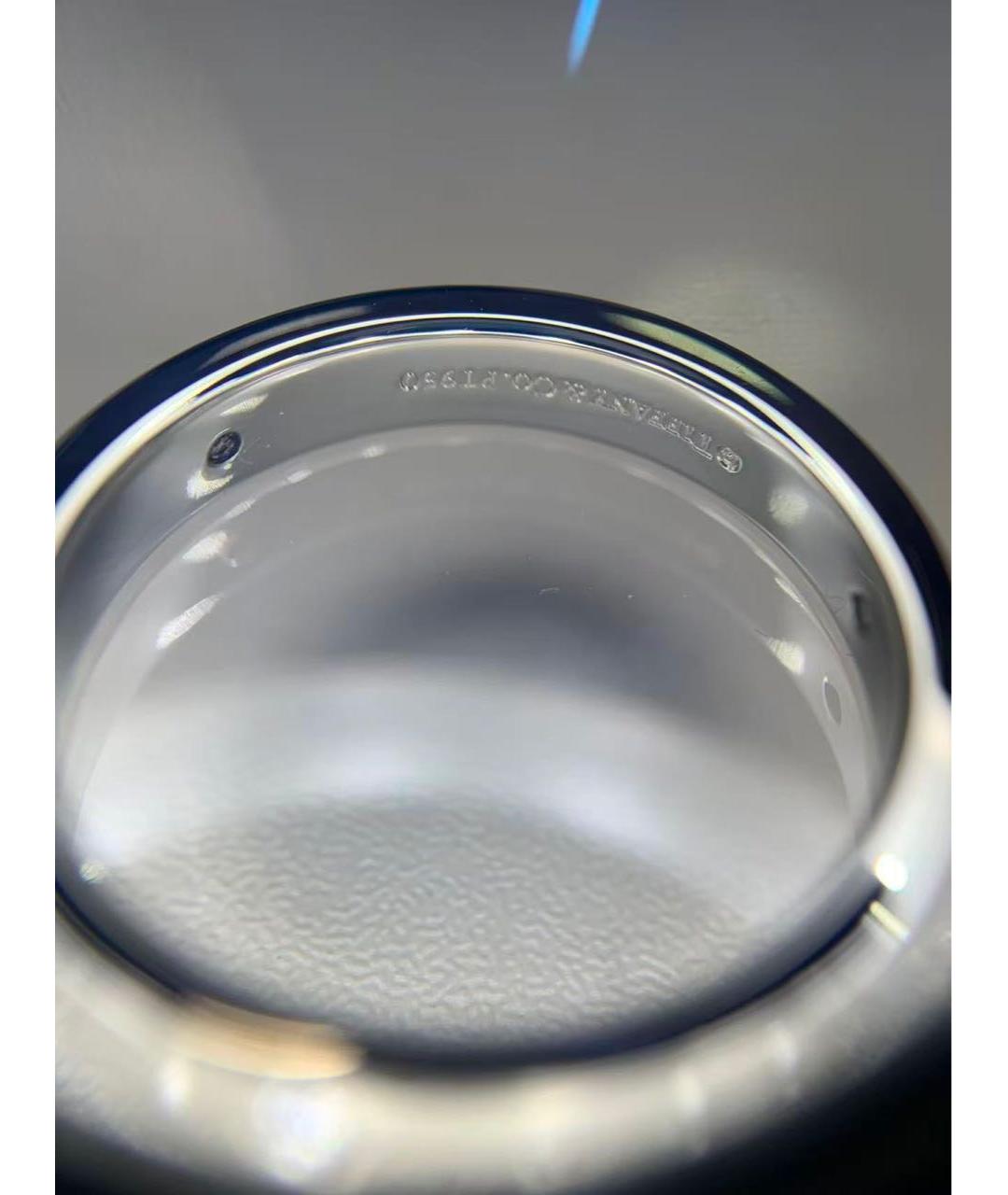 TIFFANY&CO Серебряное платиновое кольцо, фото 4