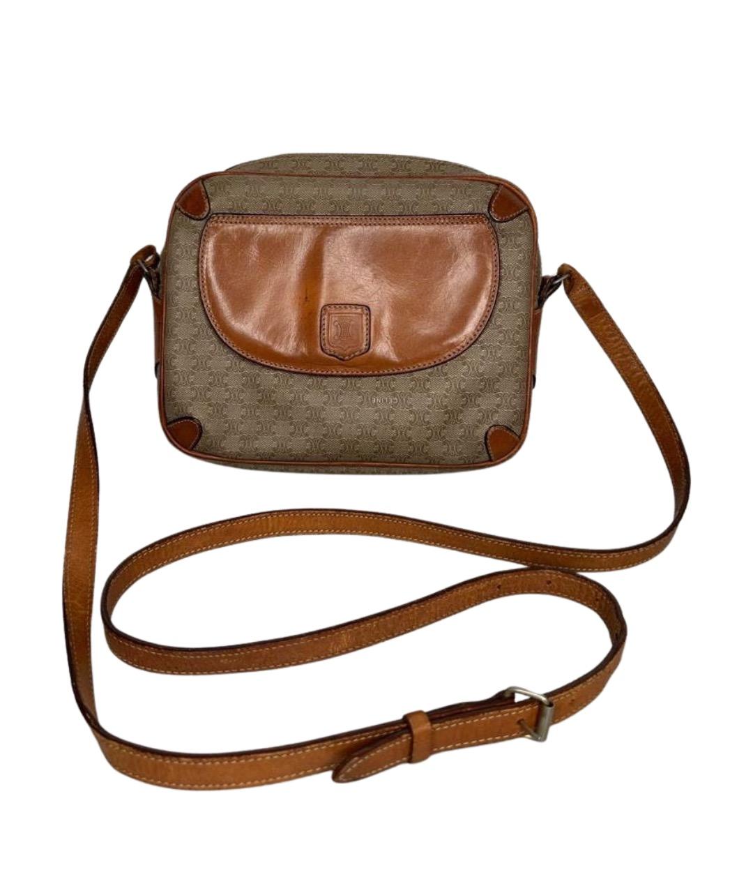 CELINE Бежевая сумка через плечо, фото 1