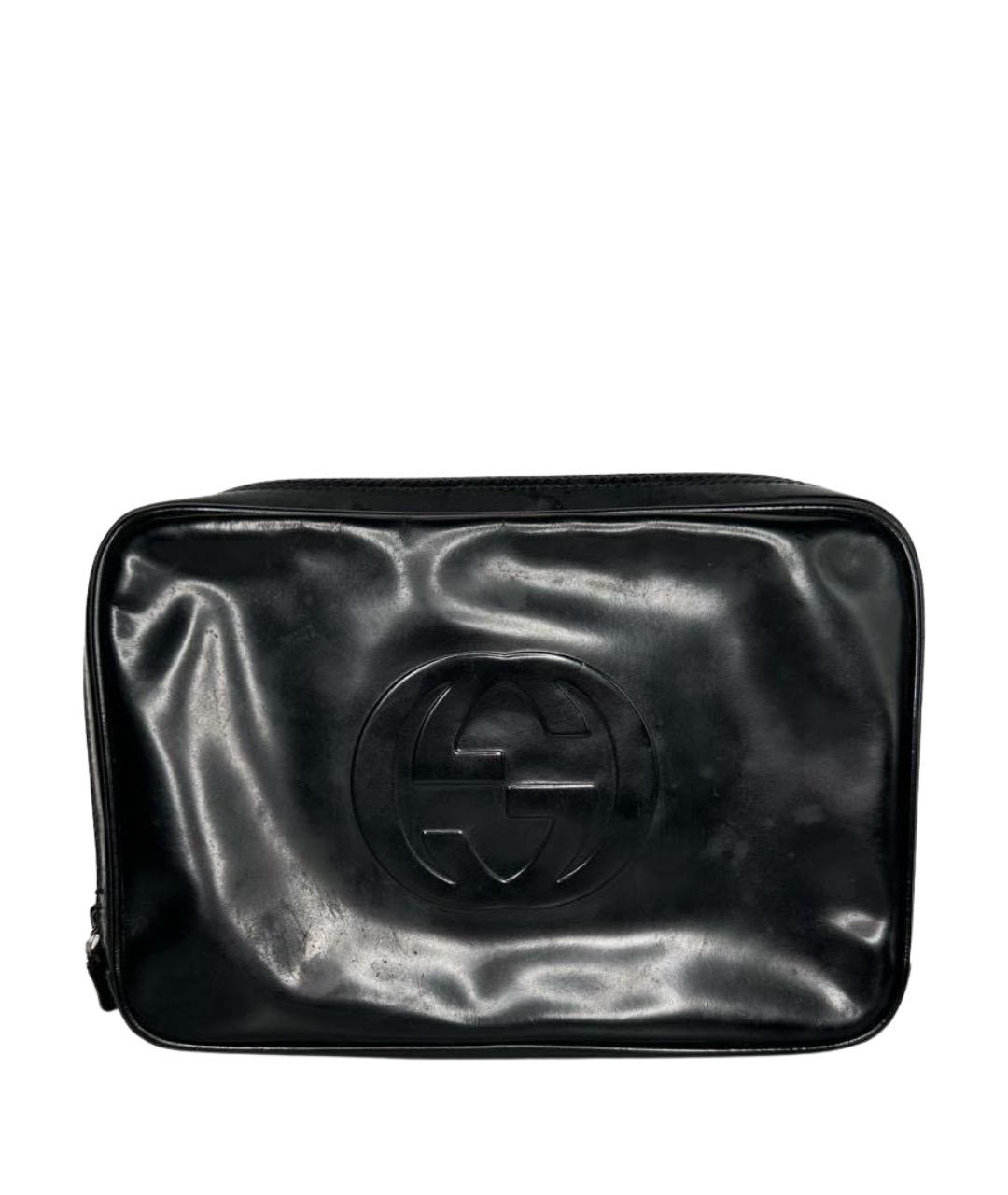 GUCCI Черная кожаная папка для документов, фото 1