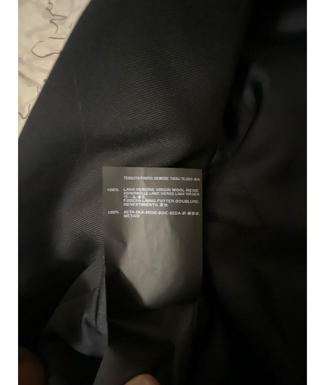 SAINT LAURENT Черный шерстяной жакет/пиджак, фото 5