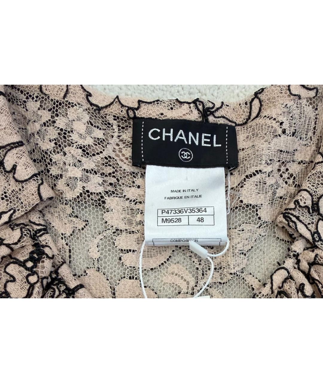 CHANEL Розовая кружевная блузы, фото 3