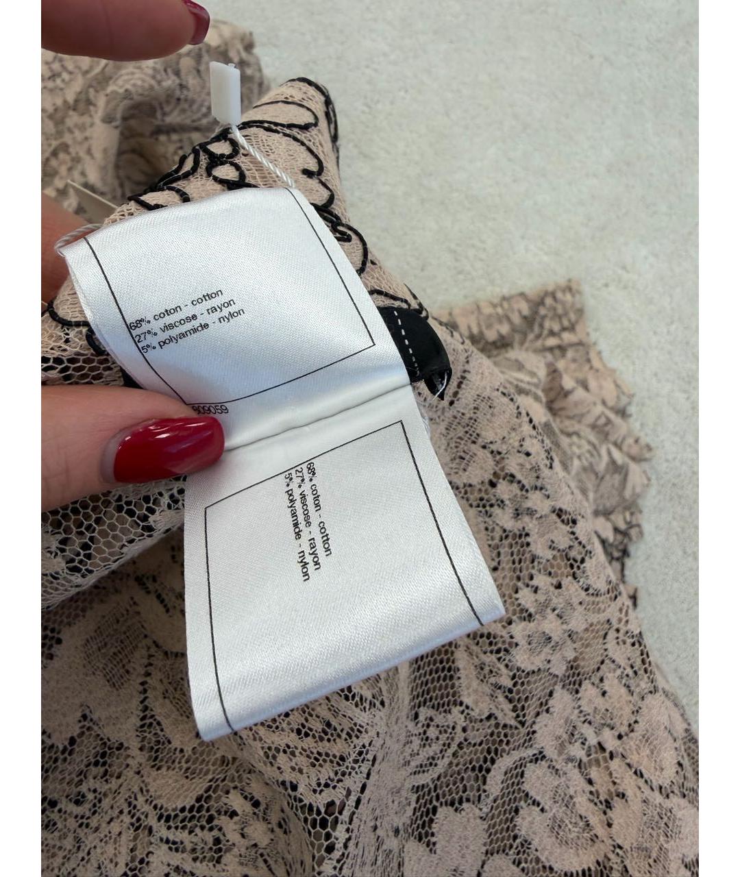 CHANEL Розовая кружевная блузы, фото 7