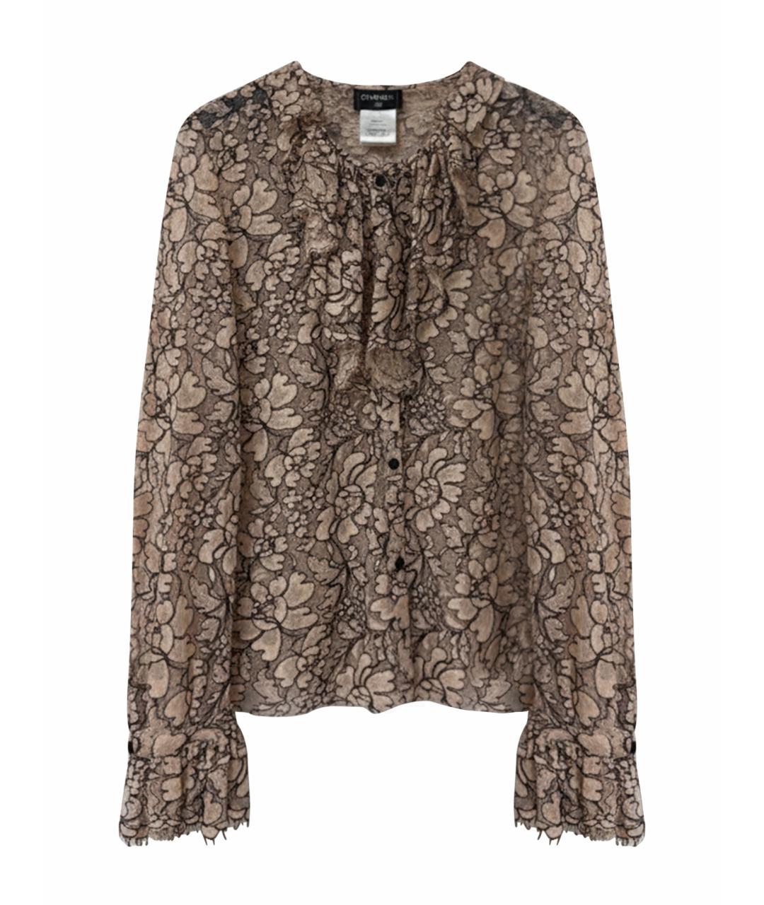 CHANEL Розовая кружевная блузы, фото 1