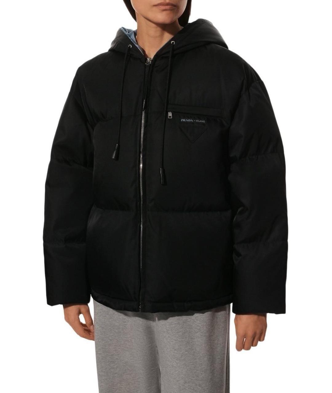 PRADA Черный пуховик, фото 3
