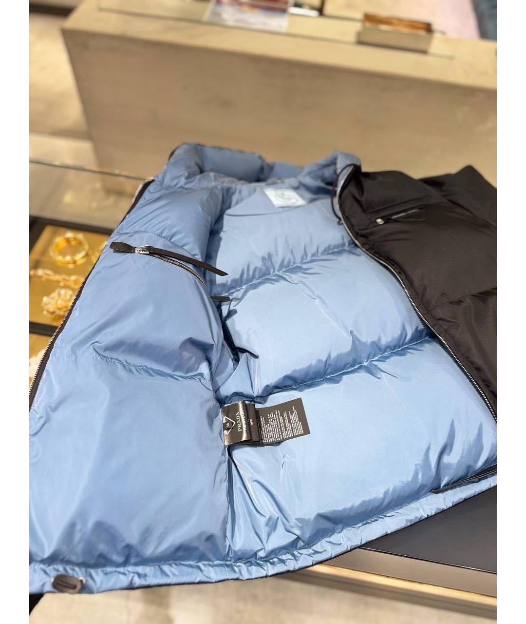 PRADA Черный пуховик, фото 5