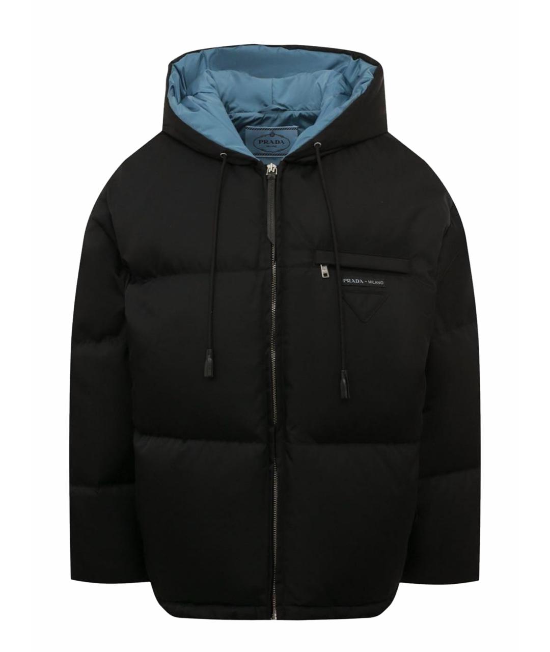 PRADA Черный пуховик, фото 1