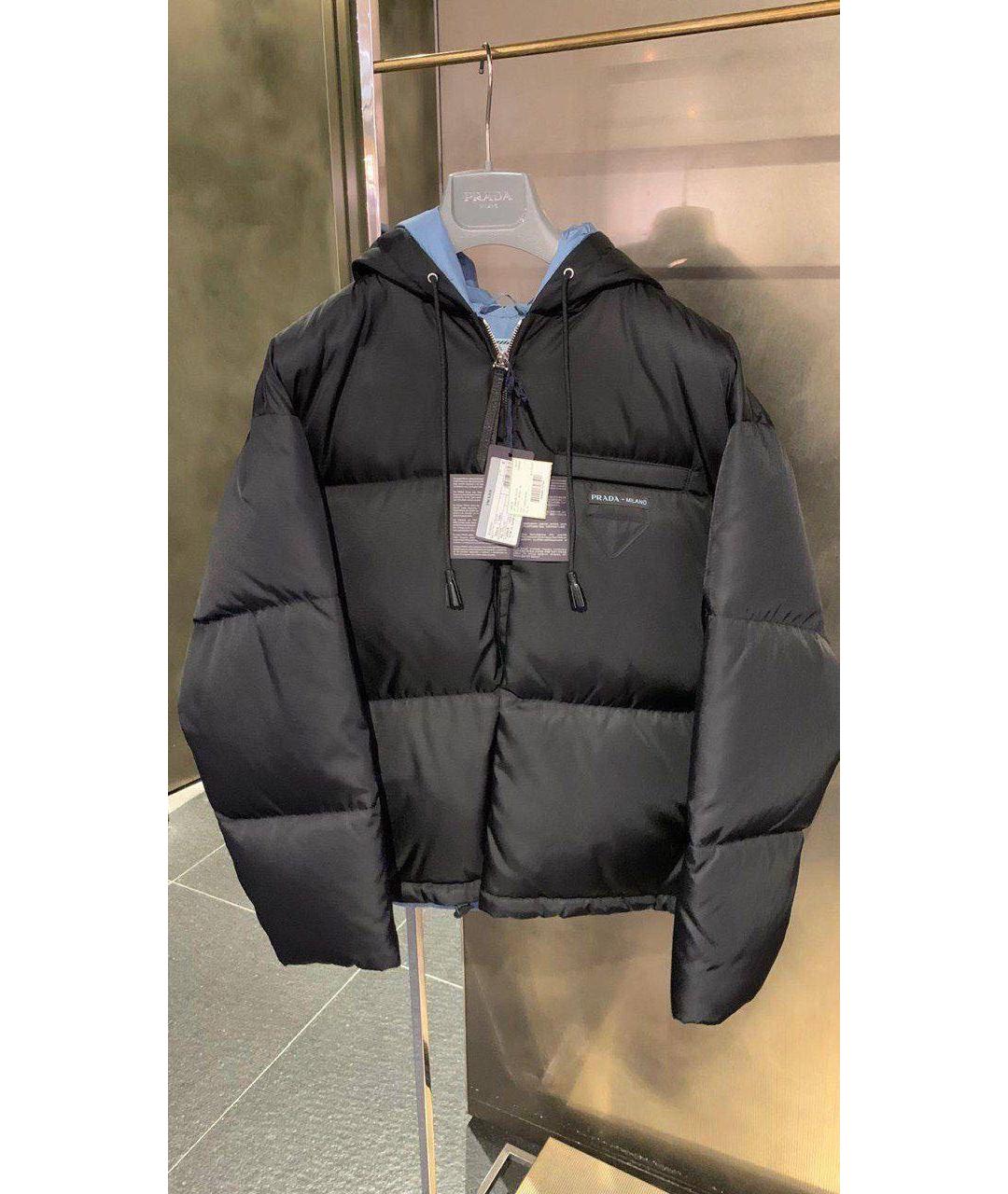 PRADA Черный пуховик, фото 2