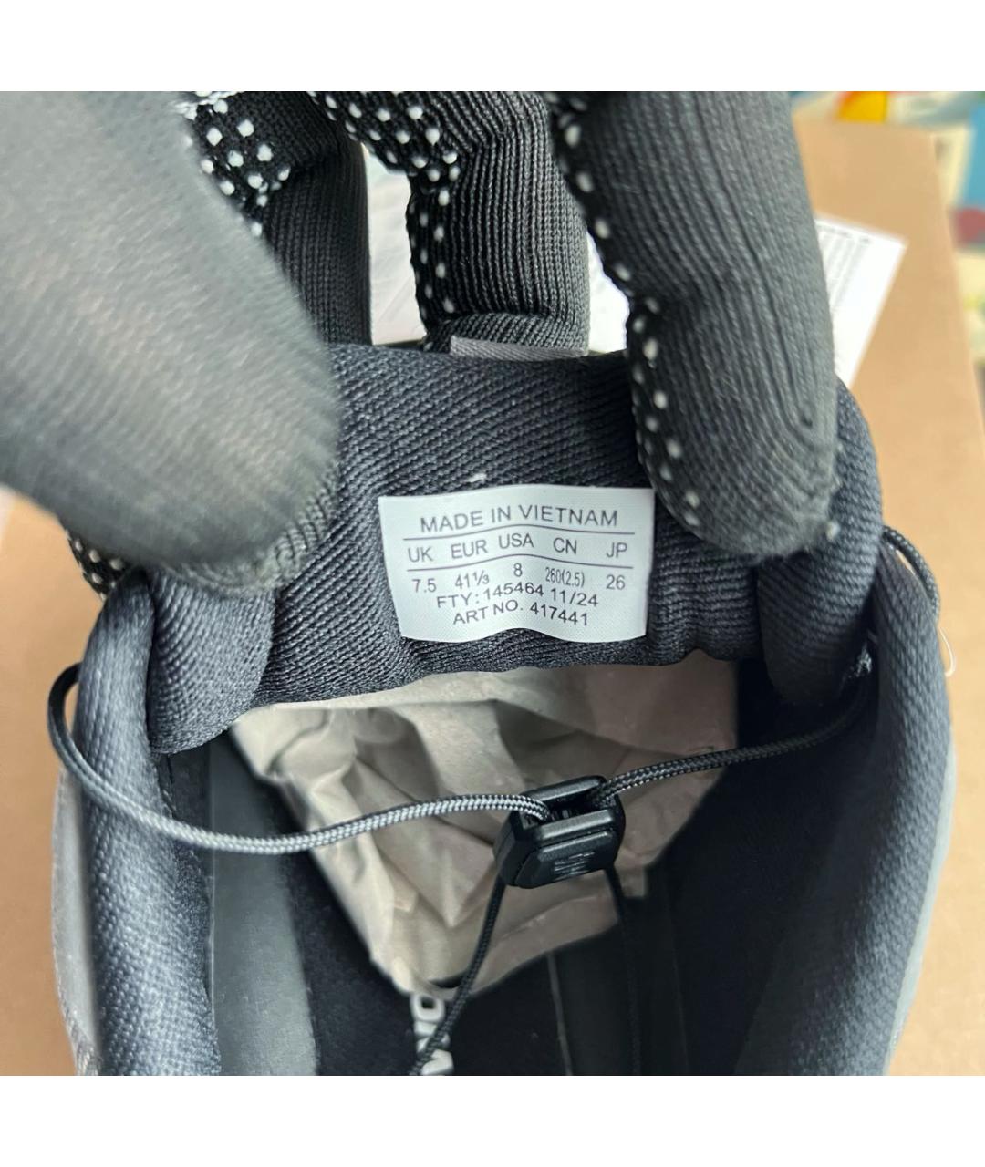 SALOMON Серые синтетические низкие кроссовки / кеды, фото 7