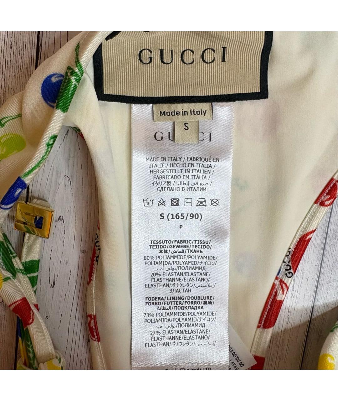 GUCCI Мульти полиамидовый купальник, фото 4