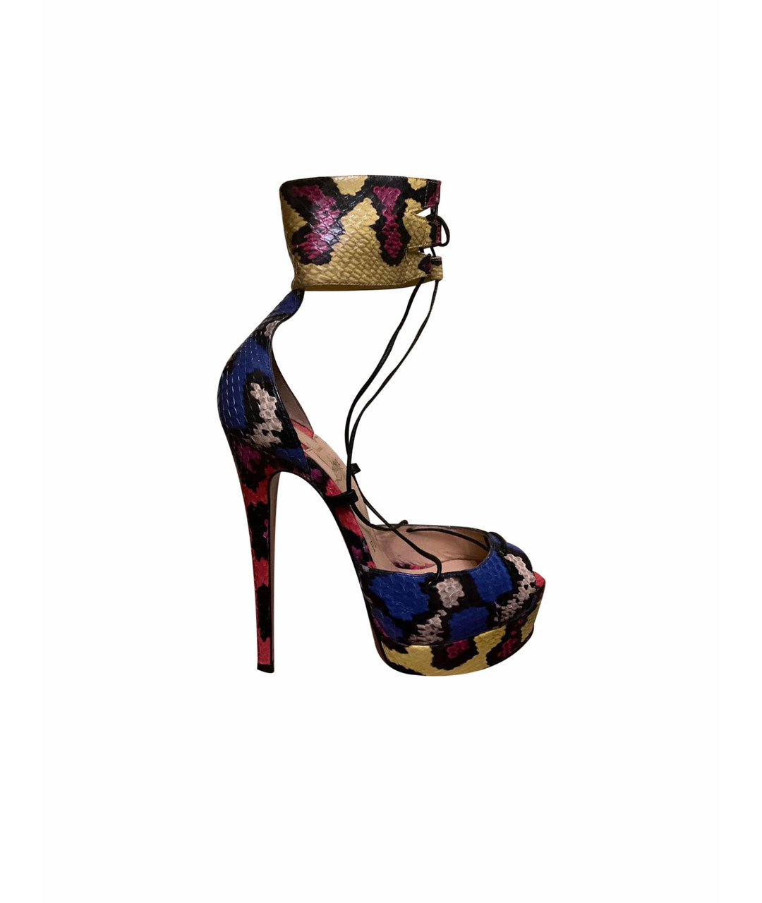 CHRISTIAN LOUBOUTIN Мульти туфли из экзотической кожи, фото 1