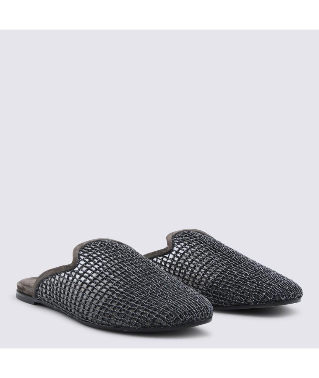 BRUNELLO CUCINELLI Серые мюли, фото 2