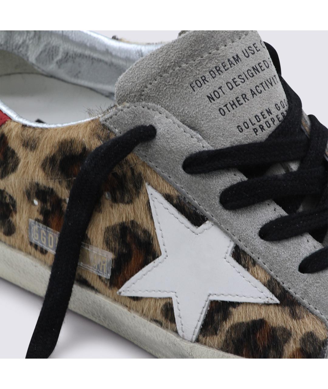 GOLDEN GOOSE DELUXE BRAND Мульти кожаные кеды, фото 4