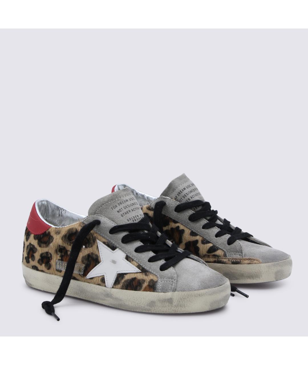 GOLDEN GOOSE DELUXE BRAND Мульти кожаные кеды, фото 2