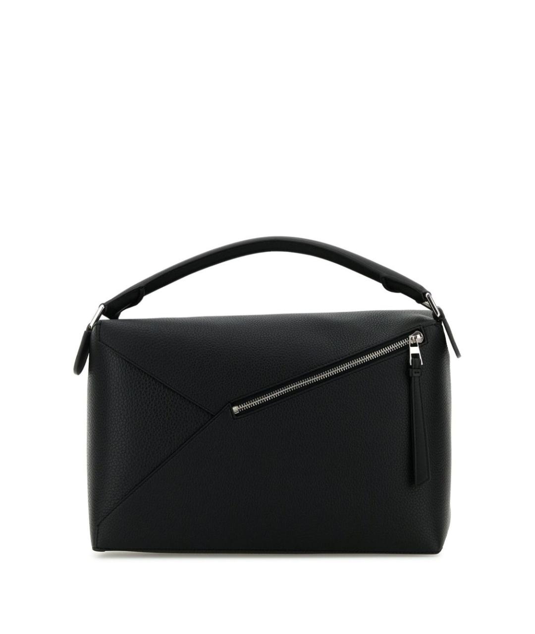 LOEWE Черная кожаная сумка на плечо, фото 3