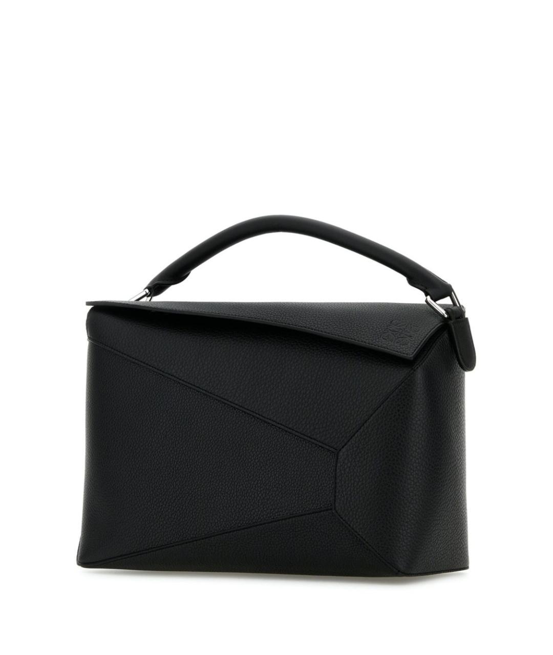 LOEWE Черная кожаная сумка на плечо, фото 2