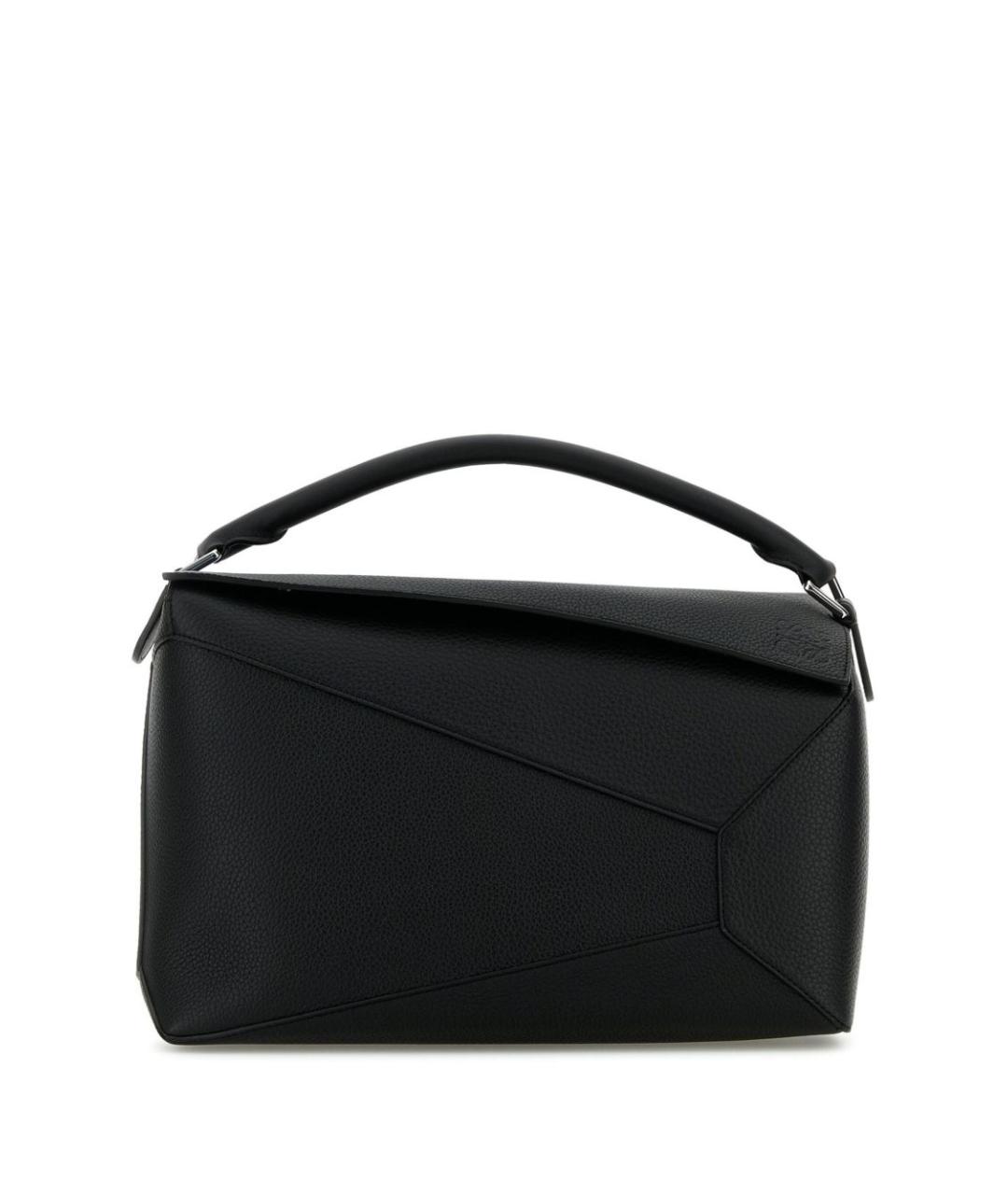LOEWE Черная кожаная сумка на плечо, фото 1