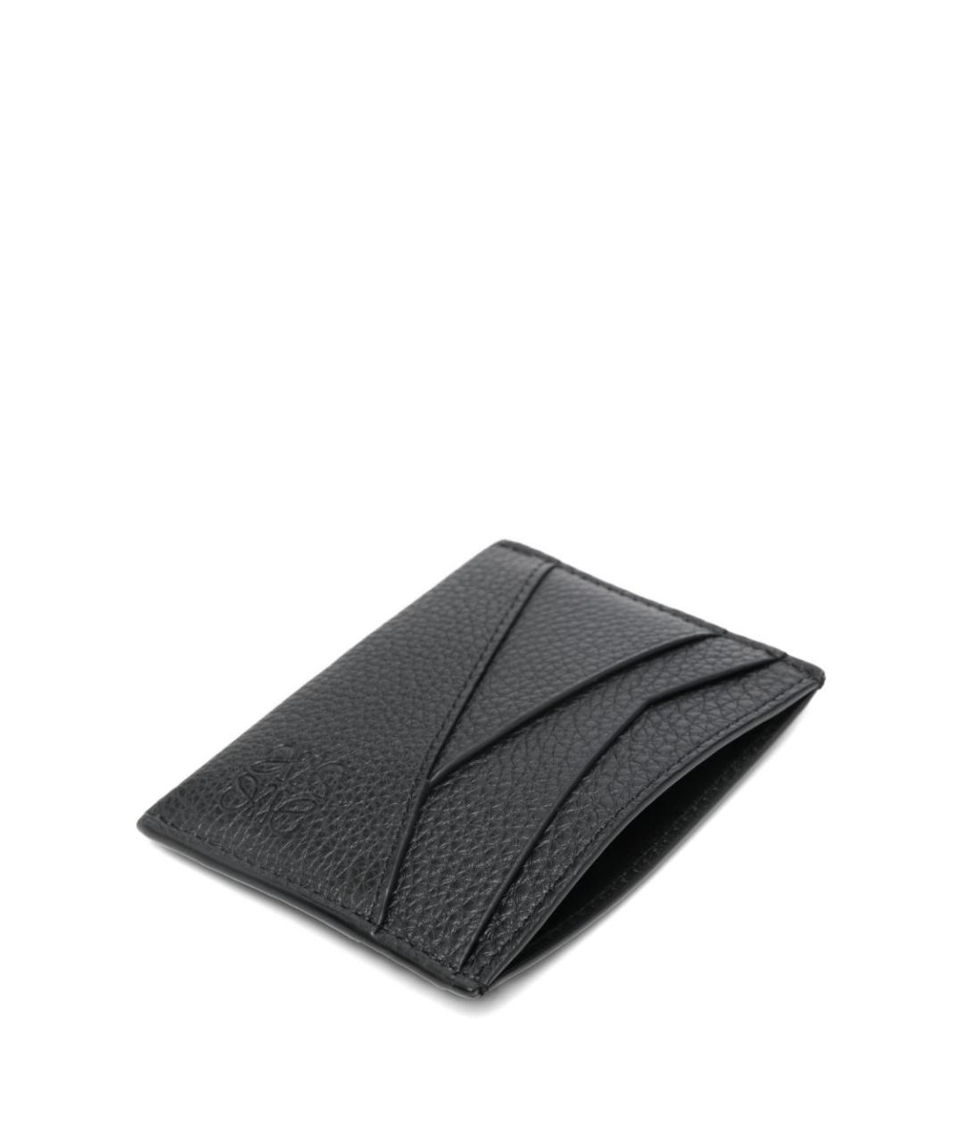 LOEWE Черный кожаный кардхолдер, фото 3