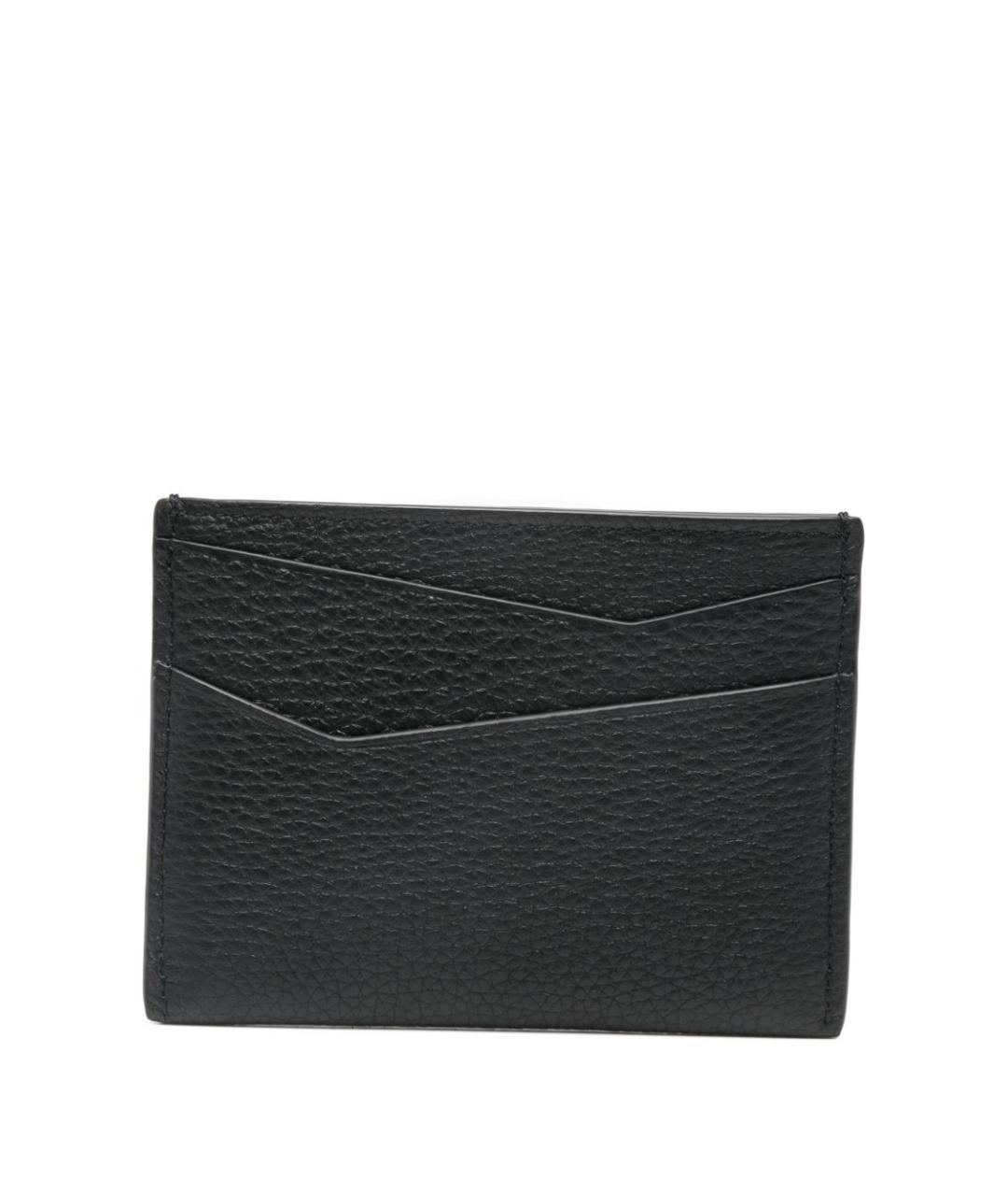 LOEWE Черный кожаный кардхолдер, фото 2