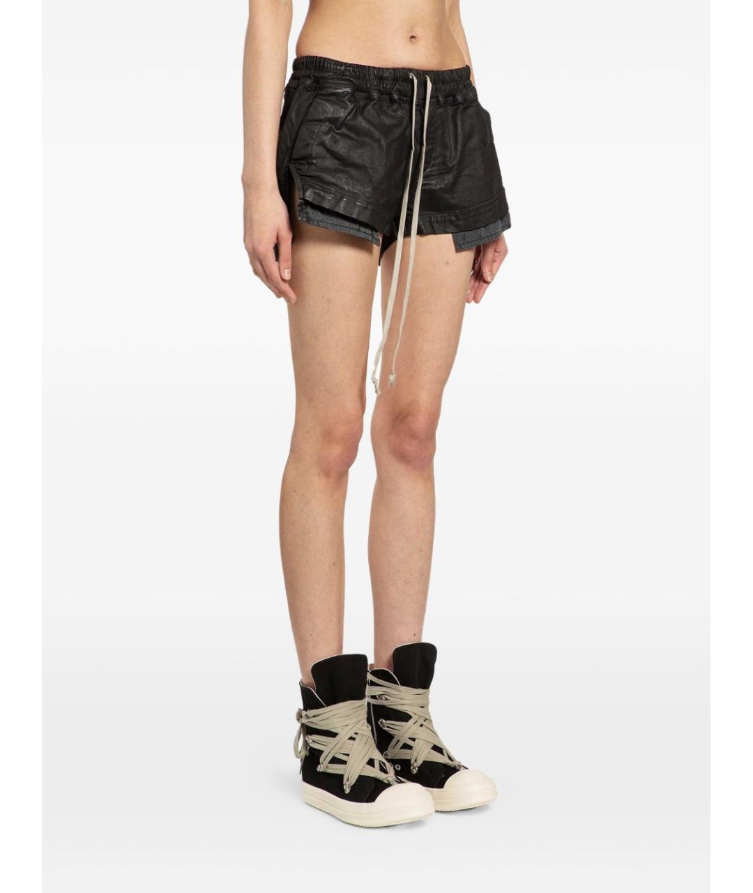 RICK OWENS DRKSHDW Черные шорты, фото 3