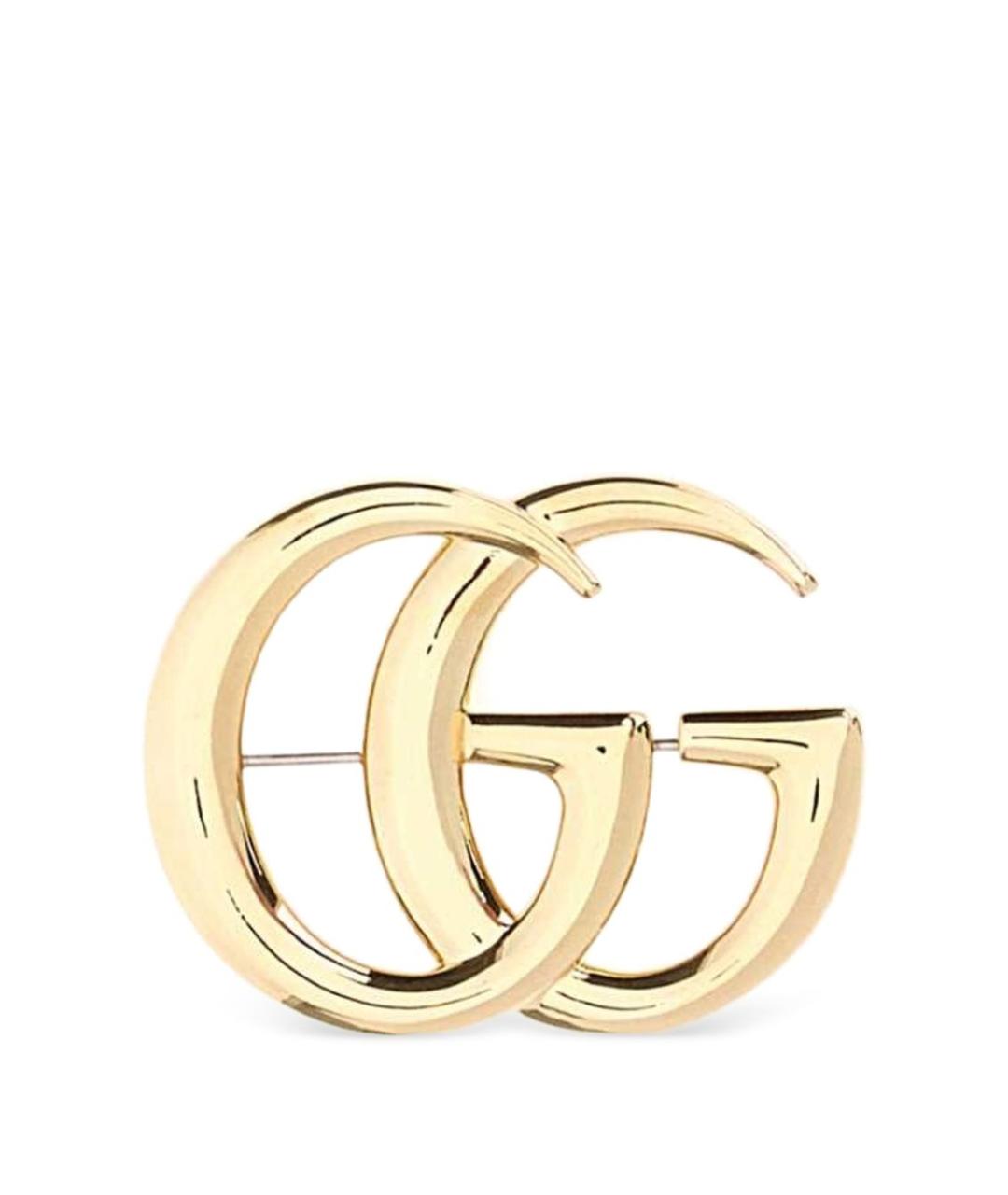 GUCCI Золотая металлическая булавка / брошь, фото 1