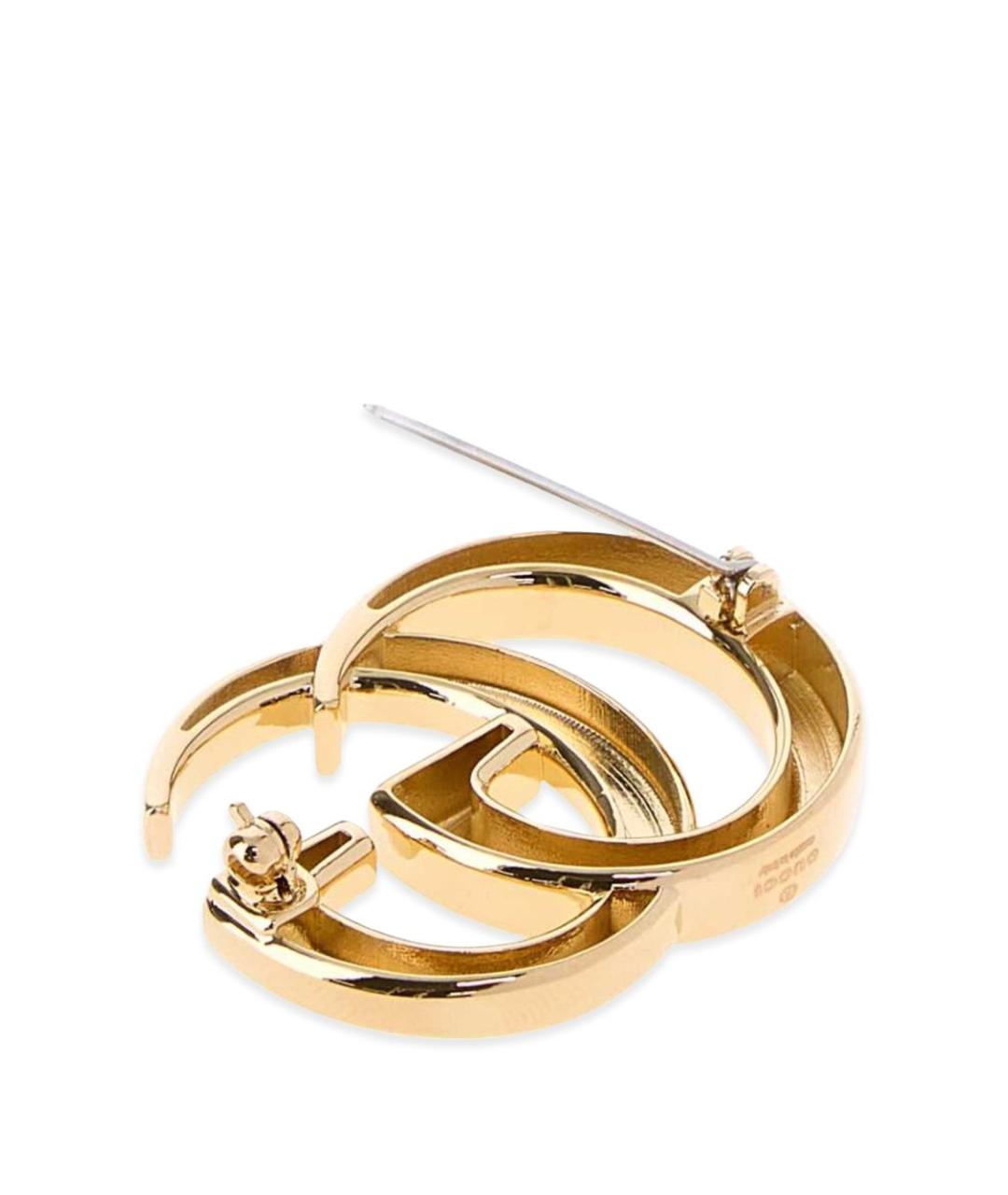 GUCCI Золотая металлическая булавка / брошь, фото 3