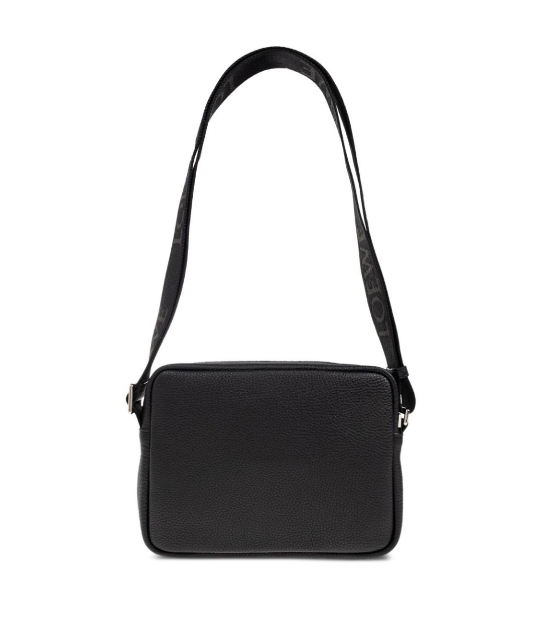 LOEWE Черная кожаная сумка на плечо, фото 5