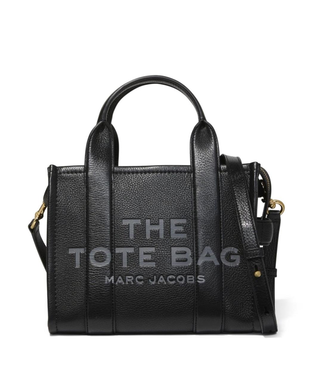 MARC JACOBS Черная кожаная сумка тоут, фото 1