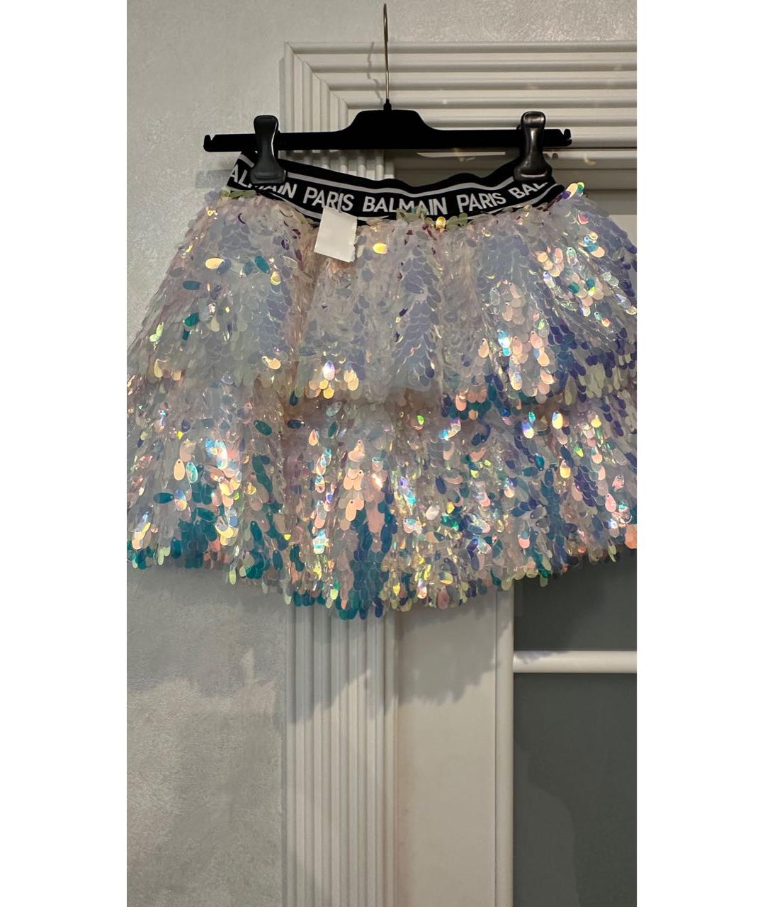 BALMAIN Мульти юбка, фото 4