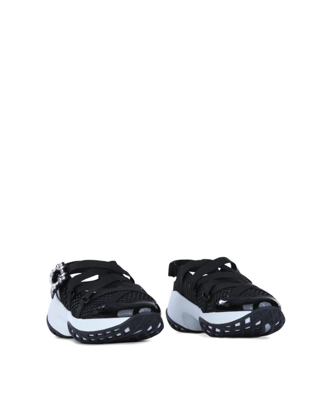 ROGER VIVIER Черные кроссовки, фото 4