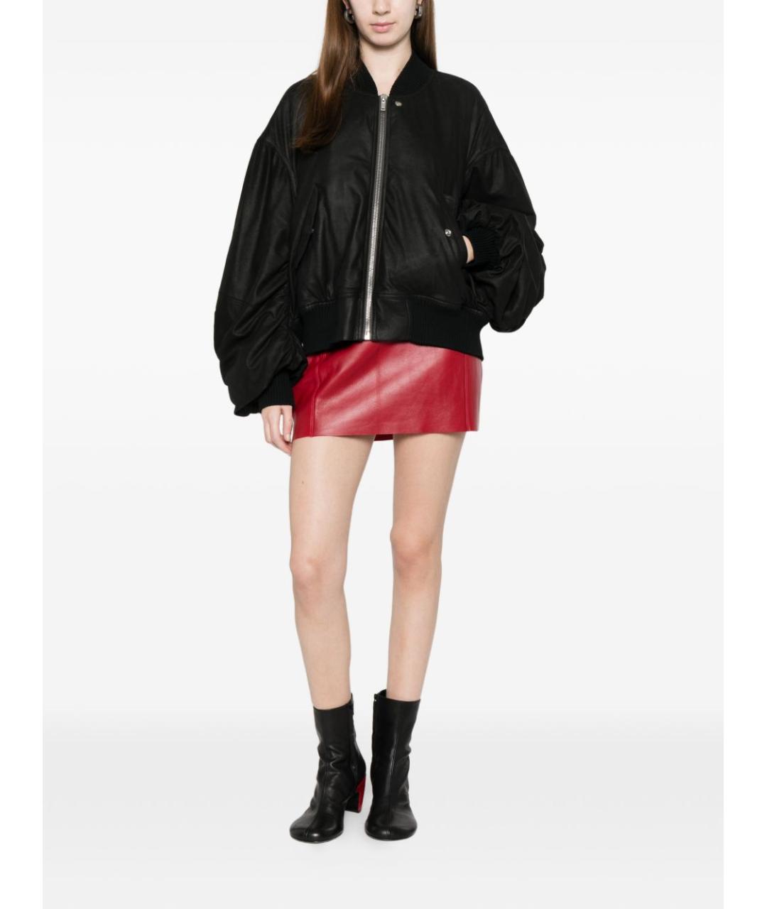 RICK OWENS Черное пальто, фото 4