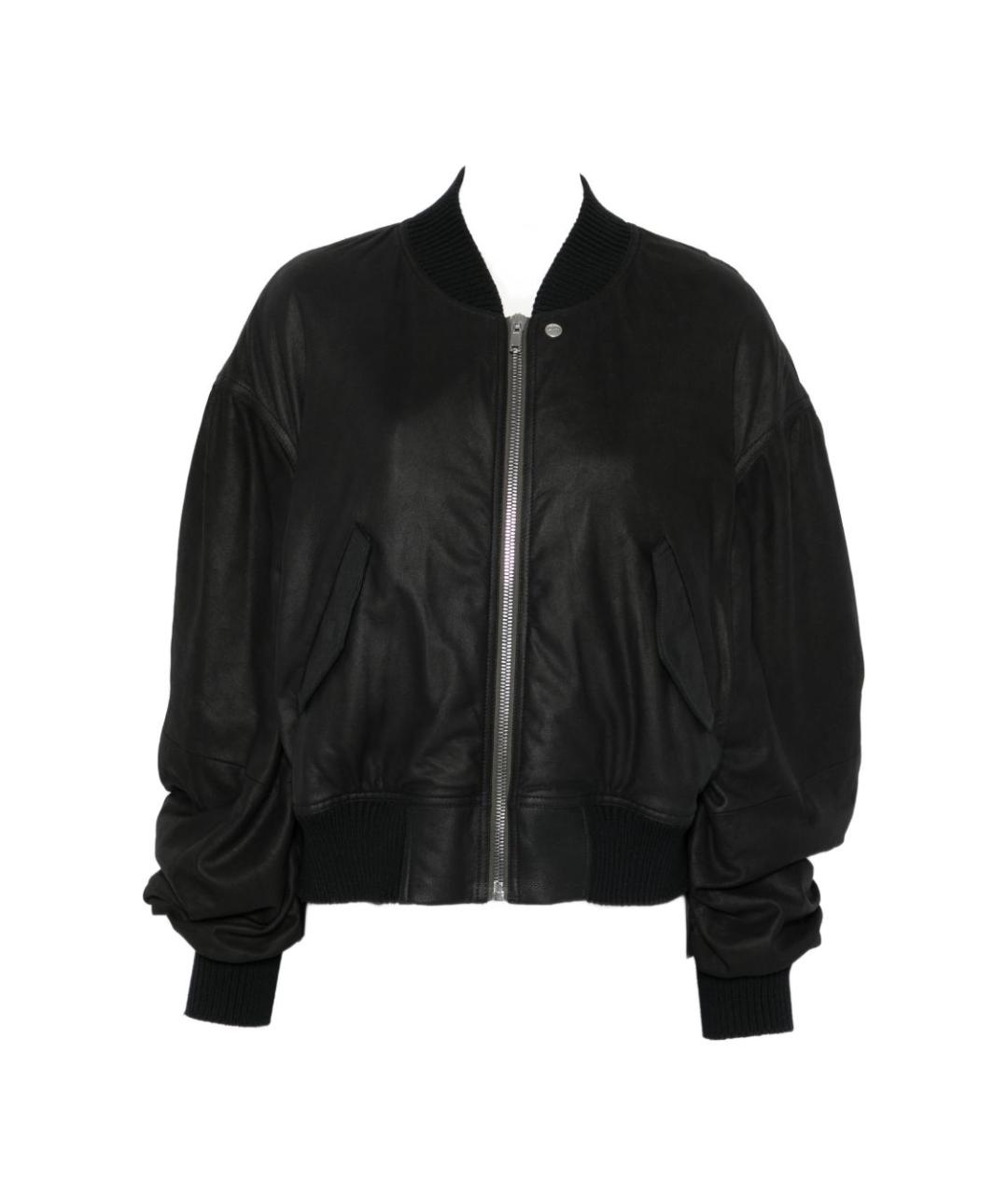 RICK OWENS Черное пальто, фото 1