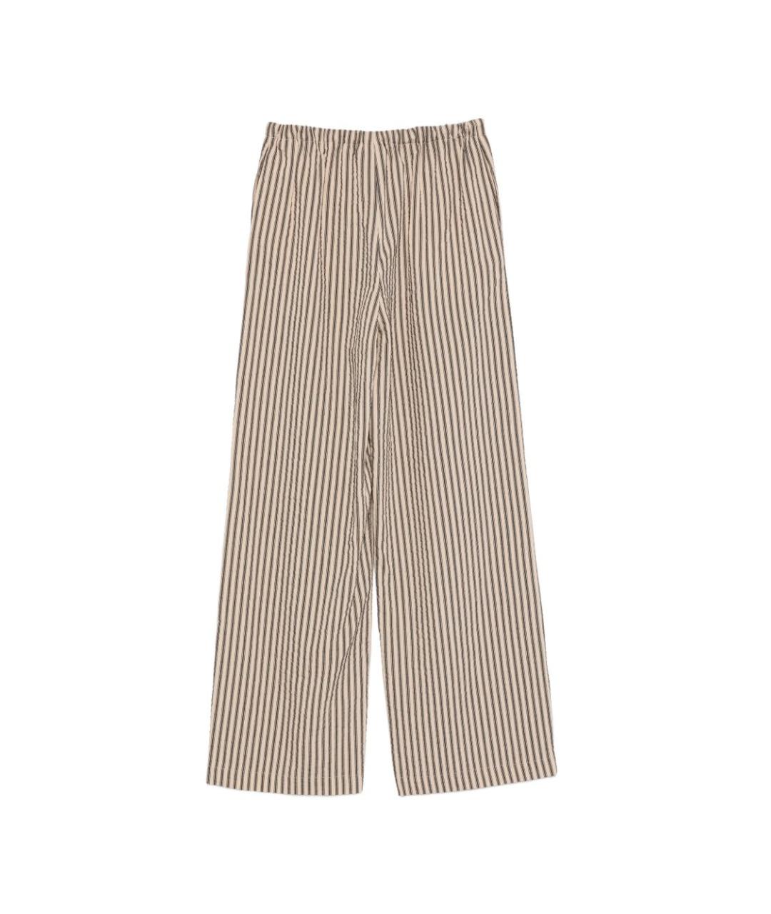 ALYSI Бежевые вискозные прямые брюки, фото 3