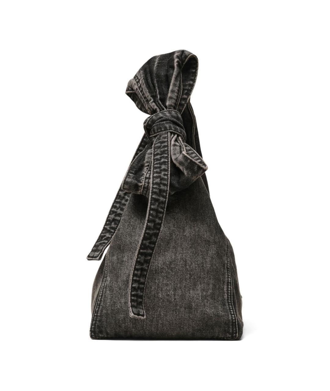 MARC JACOBS Черная деним сумка через плечо, фото 5