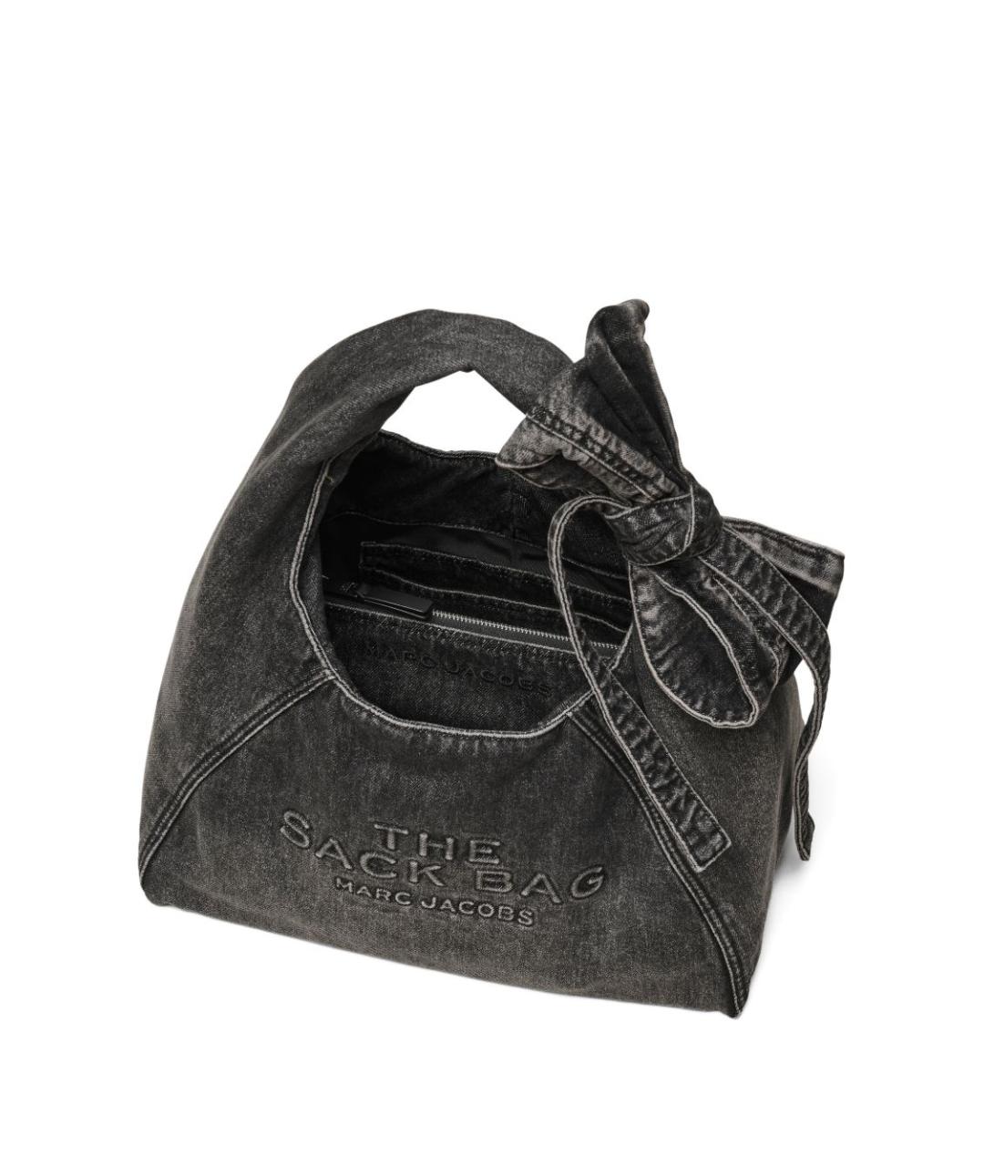 MARC JACOBS Черная деним сумка через плечо, фото 6