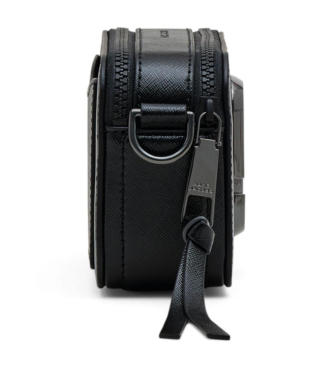 MARC JACOBS Черная кожаная сумка через плечо, фото 6