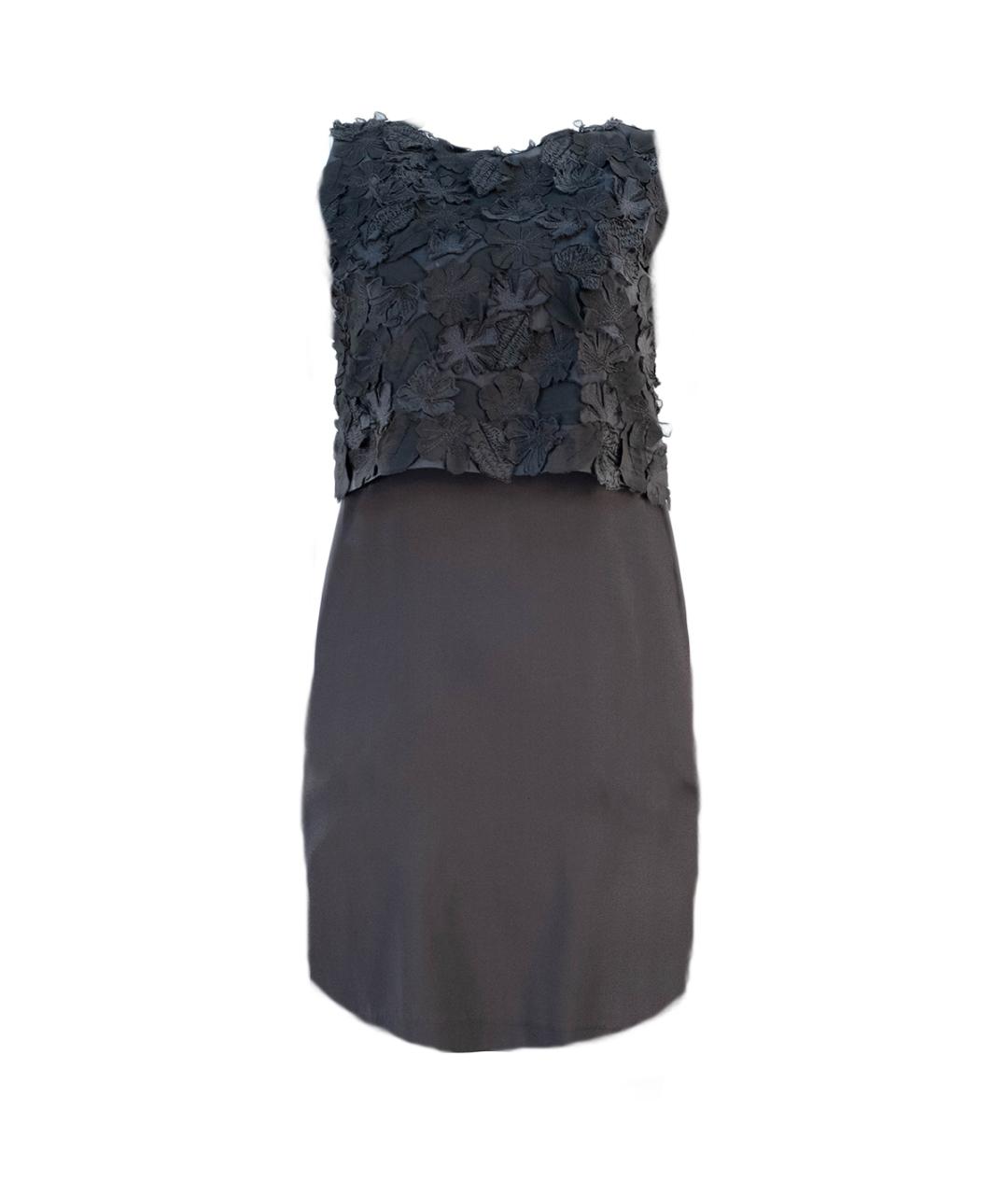 BRUNELLO CUCINELLI Коричневое шелковое повседневное платье, фото 6